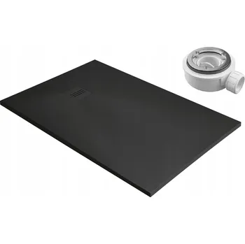 Sprchová vanička Obdélníková sprchová vanička Kyntos F Black 110x80 RADAWAY