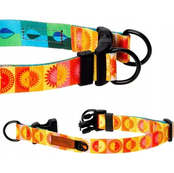 Obojek pro psa BEZPEČNÝ OBOJEK s dvojitým D-kroužkem pro basseta, honiče, pinče M 20 mm Ukory