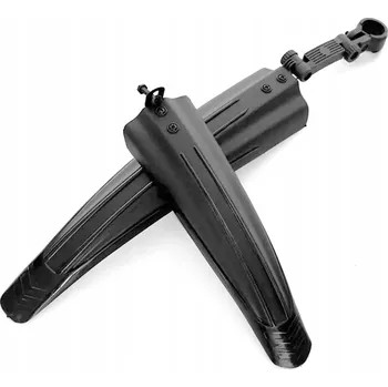 Blatník na kolo BLATNÍKY NA KOLO SADA PŘEDNÍ A ZADNÍ 2 KS MTB 24-26 ČERNÉ