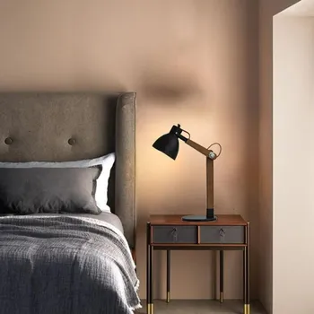 Lampička Stolní lampa z masivního dřeva E27 / 60W - WRE151 - NEDES