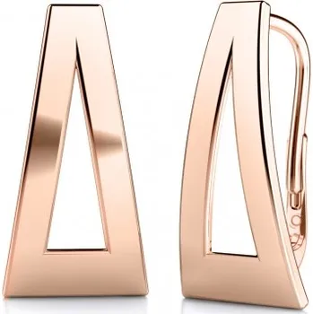 Šperk Couple, Netradiční náušnice Lira z růžového zlata, 585-68-3-0054.4C00.0.00.000.08