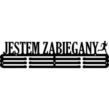 Věšák Jsem Zaneprázdněný #2 ČERNÝ Věšák na medaile 60cm