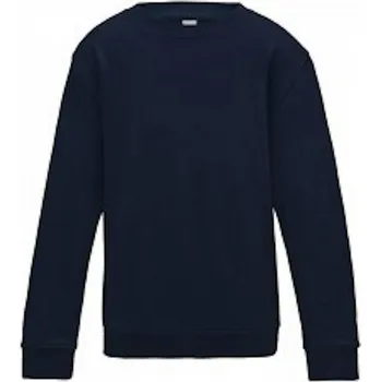 Chlapecká mikina Just Hoods Dětská mikina Awdis s dvojitým prošitím 80% bavlna Barva: modrá námořní, Velikost: 7-8 let JH030K