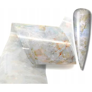 FÓLIE na nehty 100cm x 4cm - MARMOROVÝ vzor