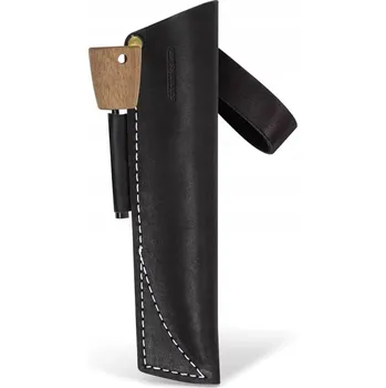 Kuchyňský nůž Univerzální kožené Pouzdro BPS nůž SH07, černé, s podpalovačem