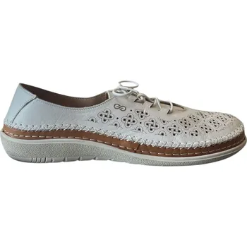 Dámské polobotky Nadměrné dámské polobotky bílé Urban Ladies 22104 - 42