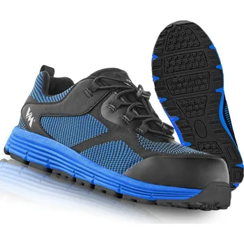 Pracovní obuv Pracovní Ochranná Obuv Pánská Polobotky Modré BOZP VM MONACO S1P SRA 41