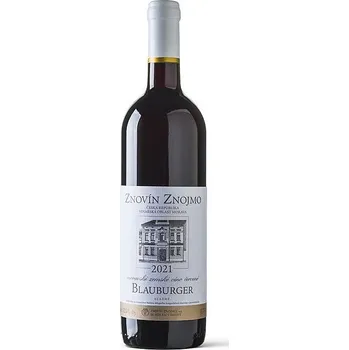 Víno ZNOVÍN ZNOJMO BLAUBURGER 2021 0.75L zemské víno červené