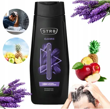 Sprchový gel Sprchový Gel STR8 Game Intenzivní pánská vůně Do Koupele 400 ml