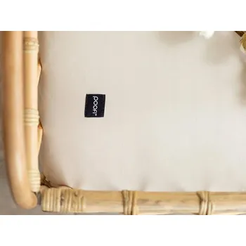 Prostěradlo Poofi Prostěradlo do postýlky/přistýlky 90x53 cm, barva: latte