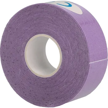 Tejpovací páska Kineziologická tejpovací páska, náplasti 2,5 cm, 5 metrů fialová