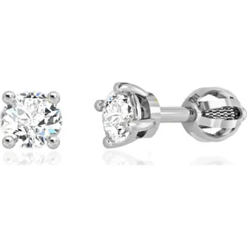 Náušnice Peckové náušnice Sisa se zirkony Materiál šperku: Bílé zlato