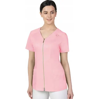 Zdravotnický oděv 44 DÁMSKÁ ZDRAVOTNICKÁ HALENA NA ZIP kosmetická zástěra 379