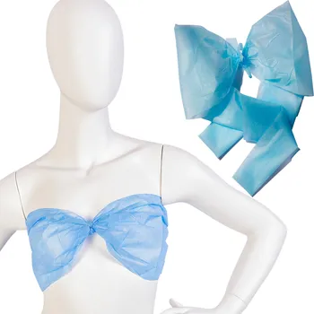 Podprsenka JEDNORÁZOVÁ PODPRSENKA KOSMETICKÁ UNIVERZÁLNÍ MODRÁ 10 ks