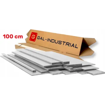 Obraz Hliníková plochá tyč 10x3mm 100cm Profil + Řezání na míru