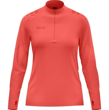 Dámská mikina JAKO Mikina kr. zip Light Flow dámská oranžová