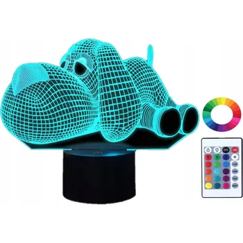 Lampička Plexido vícebarevná Noční lampa