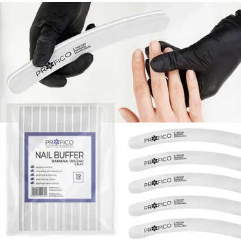 PROFICO Pilník 180/240 banánovo šedý 10 Ks .