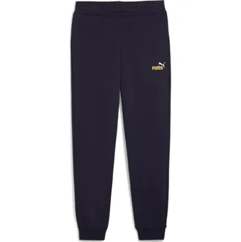PUMA - ESS 2 COLOR NO. 1 LOGO SWEATPANTS TR CL PÁNSKÉ BAVLNĚNÉ TEPLÁKY FIALOVÉ 684714-16XL