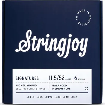 Struna pro kytaru a smyčcový nástroj Struny pro elektrickou kytaru Stringjoy SIGNATURES 11.5-52