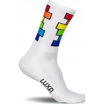Pánské ponožky Cyklistické Ponožky Luxa Rainbow - S