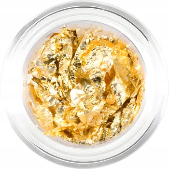 Zlaté mikro třpytky GOLDILOVE ALU VLOČKY na zdobení