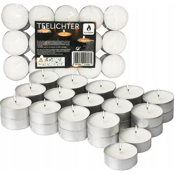 Svíčka NĚMECKÉ ČAJOVÉ SVÍČKY TEALIGHTY OHŘÍVAČE SVÍČKA 30ks