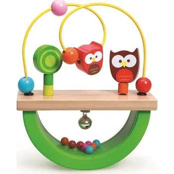 Dřevěná hračka Houpačka Sova hračka dřevěná Scratch Wawa