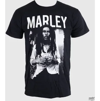 Pánské tričko Tričko metal pánské Bob Marley - Black & White - BRAVADO EU - BMATS04MB - M