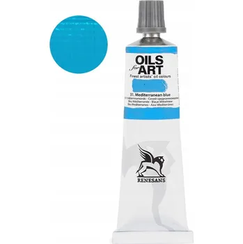 Olejová barva Olejové barvy Renesans modrá 1 ks 60 ml