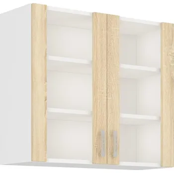 FALCO Kuchyňská skříňka Sally 80-GS-72-2F sonoma/sklo