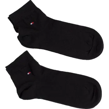 Pánské ponožky Ponožky Tommy Hilfiger 2-pack pánské, černá barva, 342025001 99X, vel. 43/46