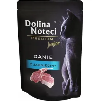 Krmivo pro kočku Dolina Noteci Premium Mokré krmivo pro kočky Junior – jehněčí, 85 g