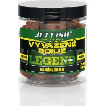 Boilies 250ml-20mm Legend range Vyvážené boilie : BANÁN / CHILLI
