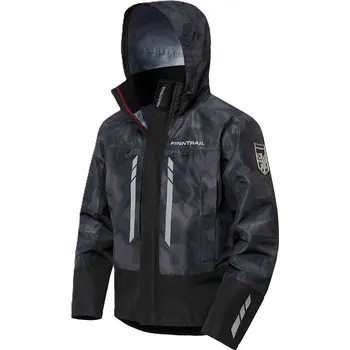 Moto bunda Finntrail Jacket GreenWood ShadowBlack