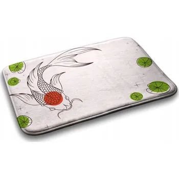 Koupelnová předložka Dekorativní koupelnová předložka Kapři Koi Rybičky