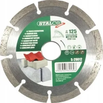 Řezný kotouč Diamantový kotouč Stalco 115 x 22,2 mm