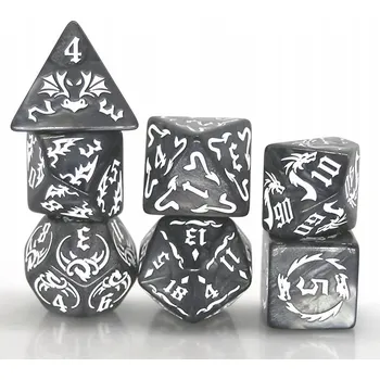 Příslušenství k deskovým hrám SMOK ASATIVARAINUTH SADA 7 KOSTEK PRO RPG HRY