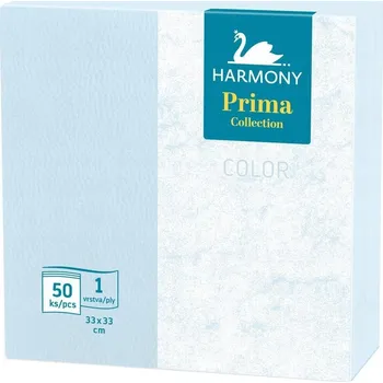 Papírový ubrousek Harmony ubrousky Color 33 x 33 cm modré / 50 ks