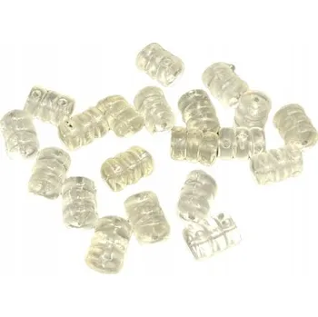 Lanko pro jízdní kolo 2 ks trojité ALHONGA Distanční korálky na lanko KLAR/Průhledné