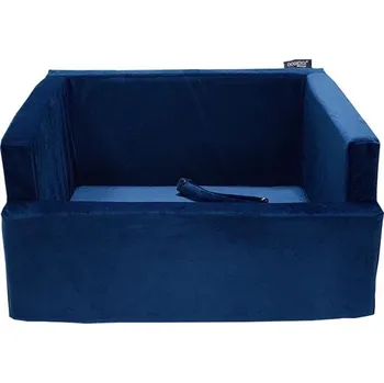 Pelíšek pro psa BiBi BEDS Autosedačka velurová Barva: Tmavě modrá, Velikost: S
