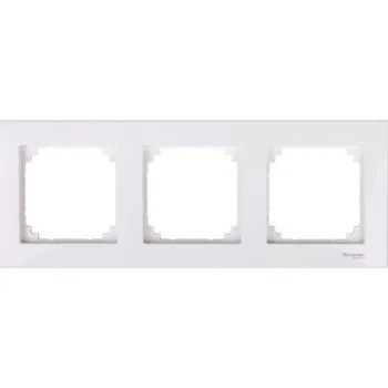 Rámeček trojitý Schneider Electric bílý