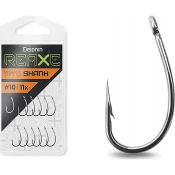 Rybářský háček Háčky Feederové Delphin Reaxe MTD Shank 12 11 Ks