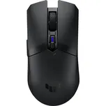 Asus TUF Gaming M4 WL optická herní myš, přenos bezdrátový, Bluetooth®, 6 tlačítko, 12000 dpi, černá