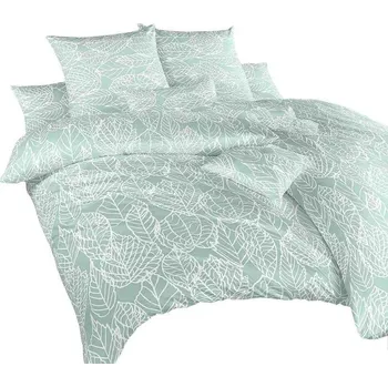 Povlečení Dadka Bavlněné povlečení Max mentol 140x200 70x90