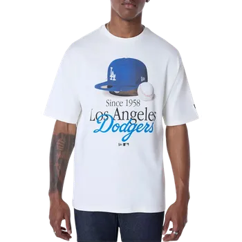 Pánské tričko Triko New Era MLB Los Angeles Dodgers Script Graphic T-Shirt 60596283-60596283 Velikost M