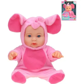 Panenka Adélka miminko v kostýmu zvířátka Slon 23cm v oblečku