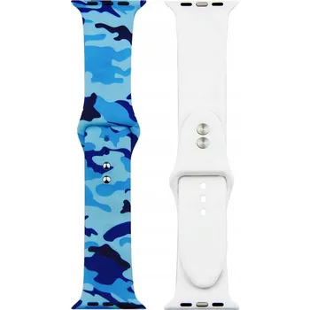 Řemínek na hodinky Řemínek RZAKcesoria pro Apple 21mm, modrý