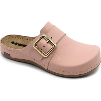 Dámská zdravotní obuv LEON 971 dámské pracovní pantofle růžová Velikost: 40