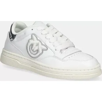 Pánské tenisky Kožené tenisky Pinko Mandy bílá barva, SS0077 P014 ZI6 SS0077.P014.ZI6 00X, EUR 36